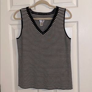 Chico’s Corena V-Neck Tank Size Medium NWT